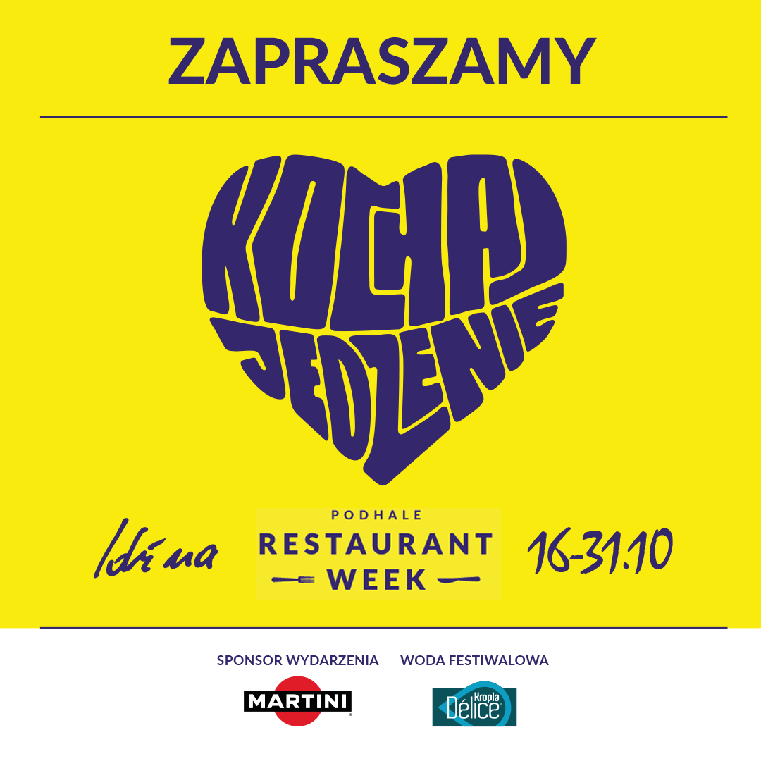 Restaurant Week Polska Podhale 2019 Restauracja Cristina pizzeria